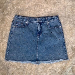 Studded Denim Wild Fable Skirt, Size 12